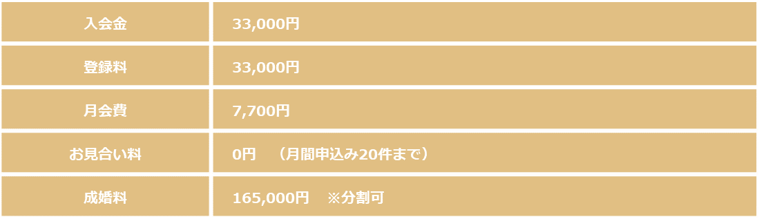 20代プラン料金表